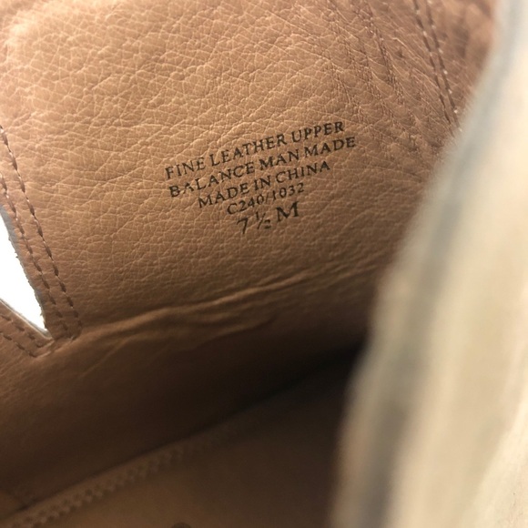 Splendid Size 7.5 Nubuck Leather Ankle Booties - Picture 5 of 7